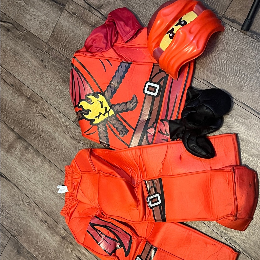 Kids Ninja Warrior Costume - Red